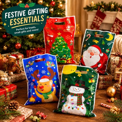 Christmas gift bags - christmas,
