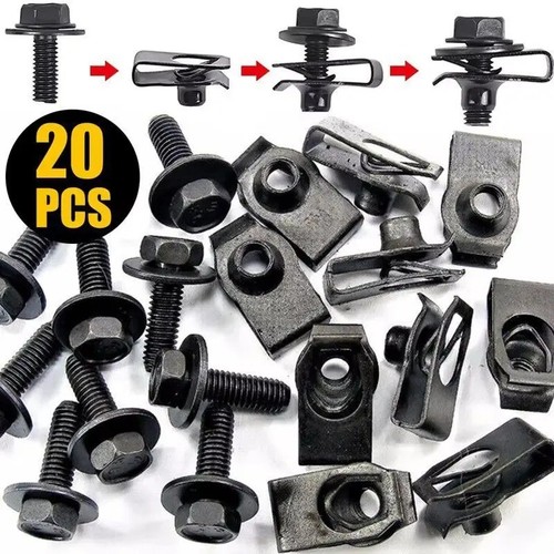 20pcs car body bolts u - 20pcs,