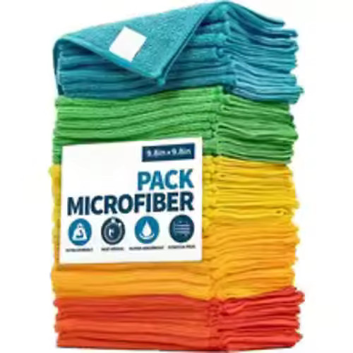 50pcs microfibre cleaning - 10,