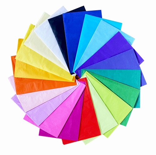 Large multi coloured - large, tissue