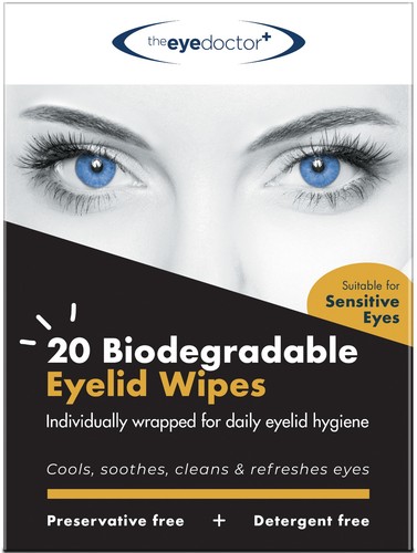 Eyelid wipes detergent free - wipes,