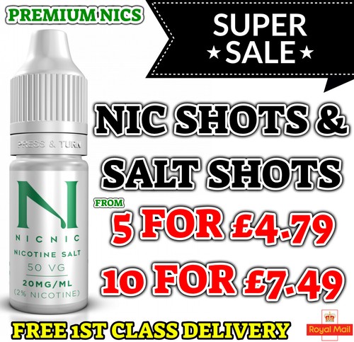 Nicotine shots nic shot salts - nicotine,