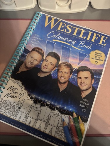 Westlife colouring book - book, 20