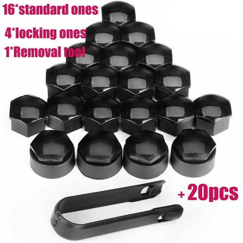20x 17mm black - 20x,