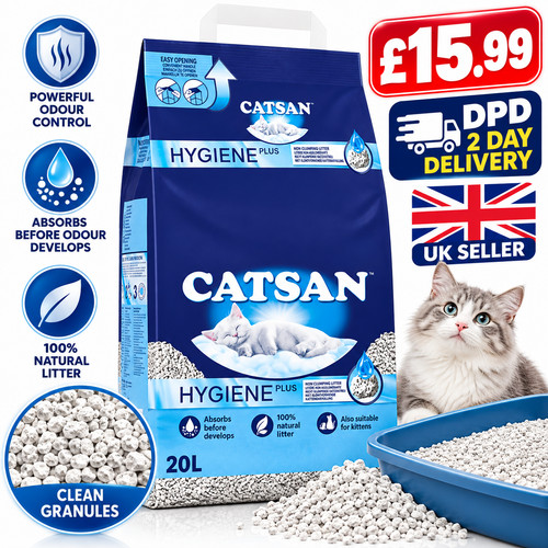 Catsan hygiene plus cat litter - cat,