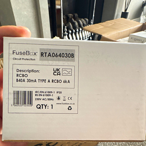 Fusebox rcbo rta064030b - fusebox,