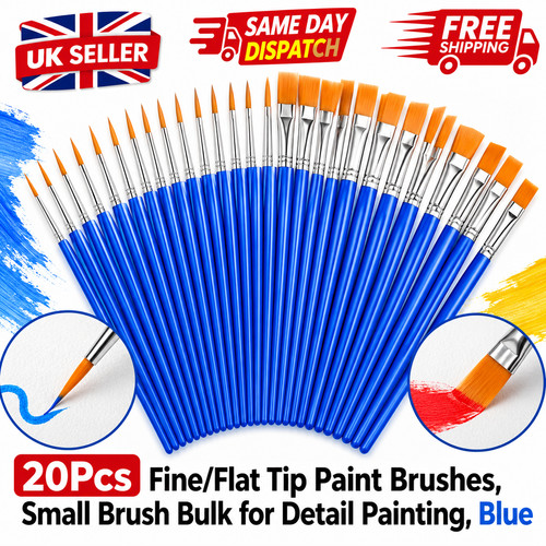 20pcs fine flat tip - 20pcs, paint
