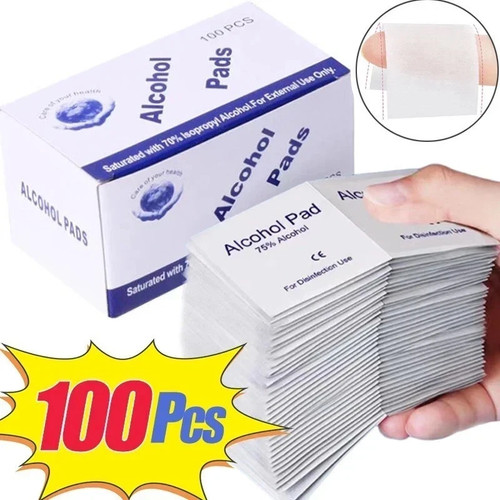100x alcohol wipes - 100x,