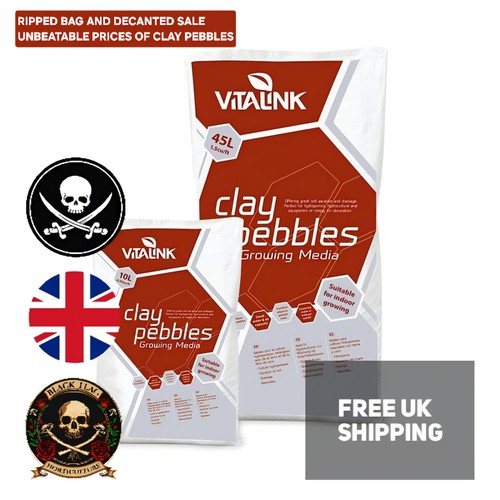Vitalink clay pebbles - clay,