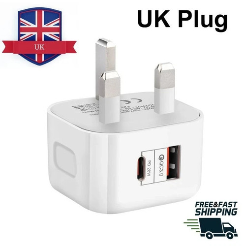 Fast charging dual port plug - charging,