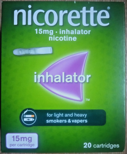 Nicorette inhalator 15mg box - 15mg,