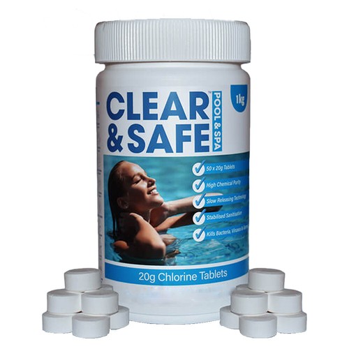 1kg 20g chlorine tablets for - 20g,