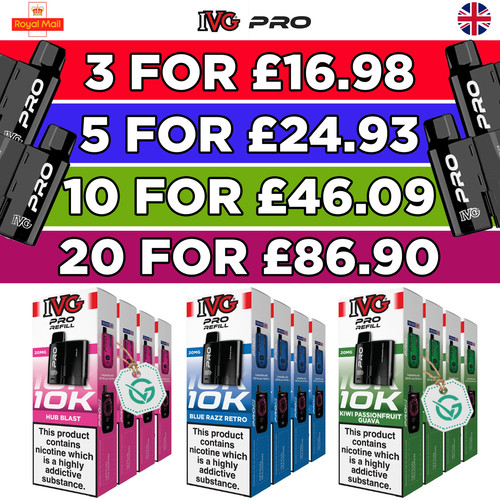 Ivg pro pods prefilled - 12,