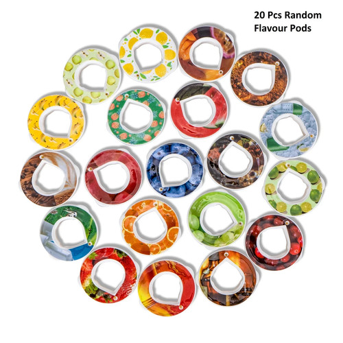 20pcs flavour pods pack fruit - flavour,